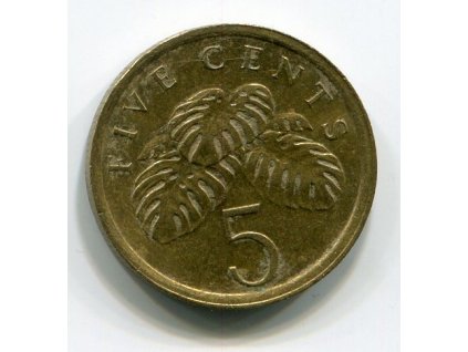 SINGAPUR. 5 cents 1988.
