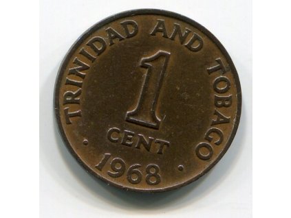 TRINIDAD A TOBAGO. 1 cent 1968. KM-1