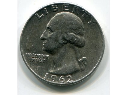 USA. 1/4 dollar 1962/D. Ag.
