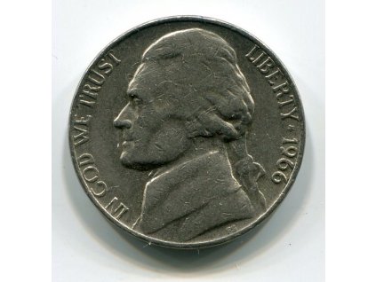 USA. 5 cents 1966. KM-192