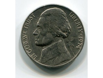 USA. 5 cents 1974. KM-192
