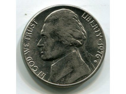 USA. 5 cents 1976/D. KM-192