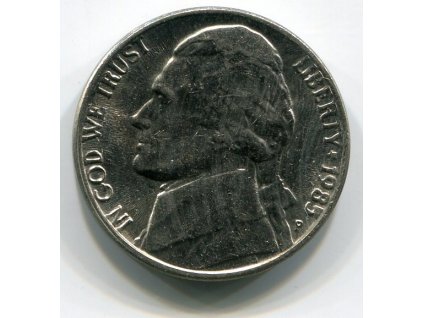 USA. 5 cents 1985/P.