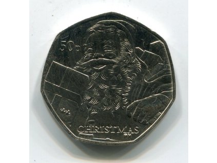 OSTROV MAN. 50 pence 2011.