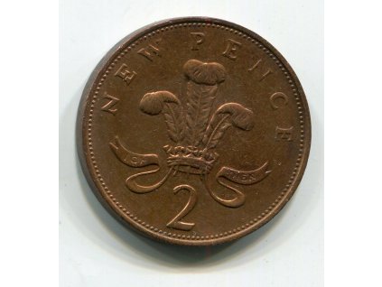 VELKÁ BRITÁNIE. 2 pence 1971.