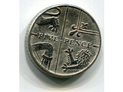 VELKÁ BRITÁNIE. 5 pence 2012.