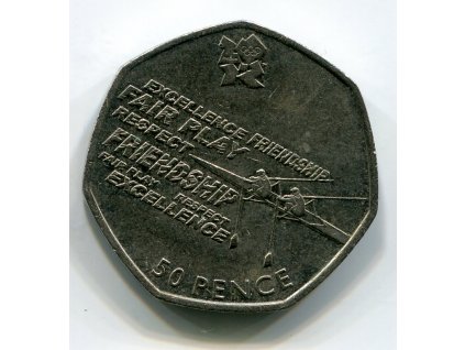 VELKÁ BRITÁNIE. 50 pence 2011.