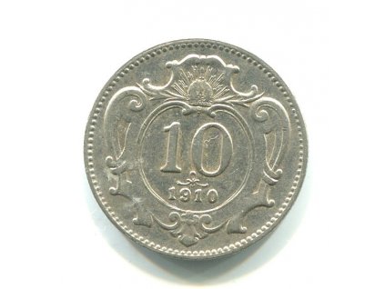 František Josef I. 10 Heller 1910.