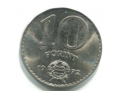 MAĎARSKO. 10 forint 1972.