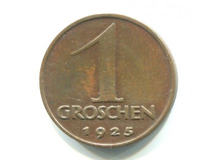 RAKOUSKO. 1 Groschen 1925.