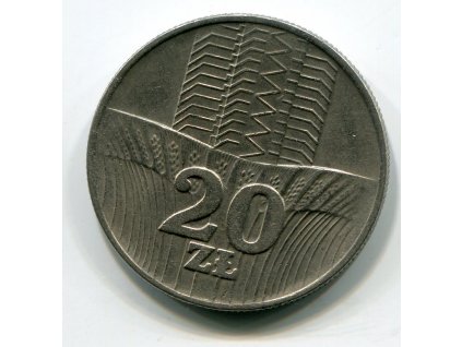 POLSKO. 20 złotych 1976.