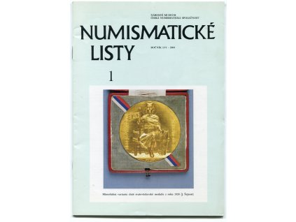 Numismatické listy. 2001. Neváz.