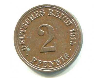 NĚMECKO. 2 Pfennig 1915/A.