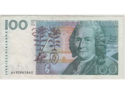 ŠVÉDSKO. 100 kronor.