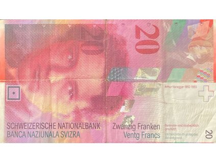 ŠVÝCARSKO. 20 franken