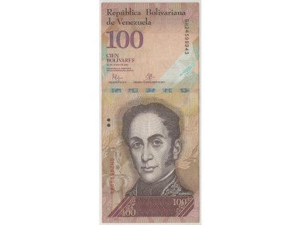 VENEZUELA. 100 bolivares 2015. Série BH.