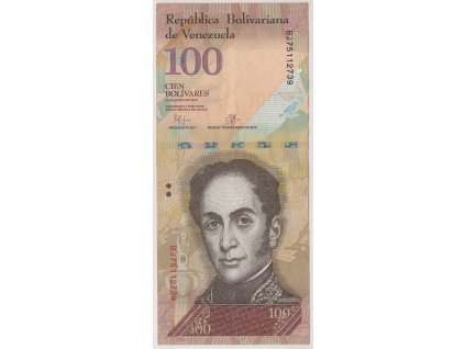 VENEZUELA. 100 bolivares 2015. Série BJ.