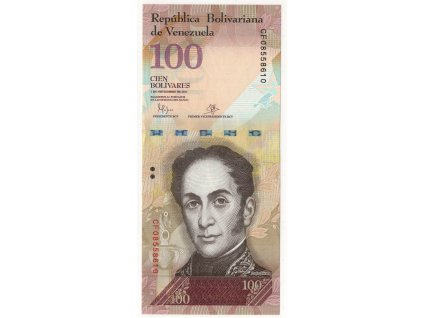 VENEZUELA. 100 bolivares 2015. Série CF.