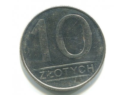 POLSKO. 10 złotych 1988.