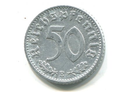 NĚMECKO. 50 Pfennig 1939/E.