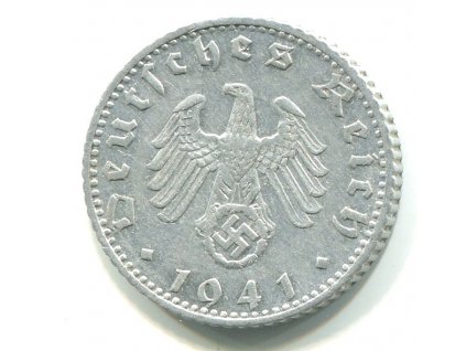 NĚMECKO. 50 Pfennig 1941/F.