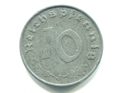 NĚMECKO. 10 Pfennig 1941/J.