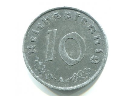 NĚMECKO. 10 Pfennig 1942/A.