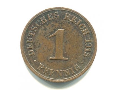 NĚMECKO. 1 Pfennig 1915/A.