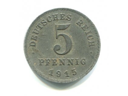 NĚMECKO. 5 Pfennig 1915/A.