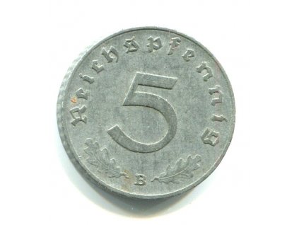 NĚMECKO. 5 Pfennig 1941/B.