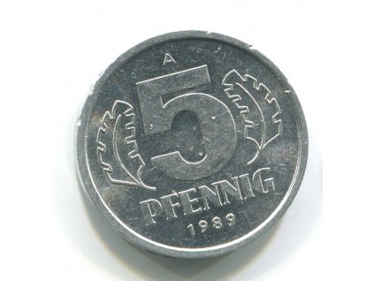 NDR. 5 Pfennig 1989.