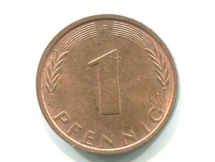 NĚMECKO. 1 Pfennig 1973/F.