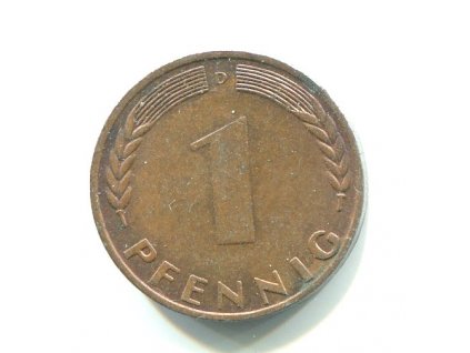 Německo. 1 Pfennig 1970/D.