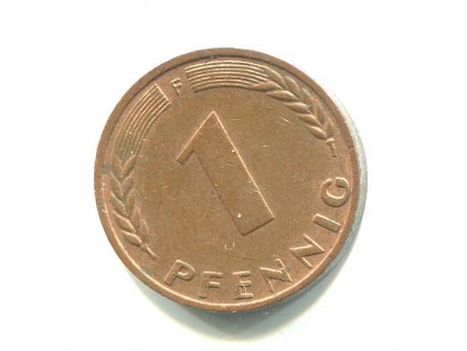 Německo. 1 Pfennig 1970/F.
