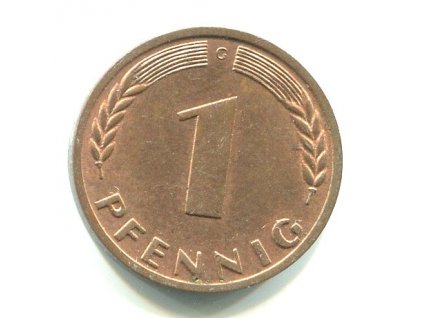 Německo. 1 Pfennig 1970/G.