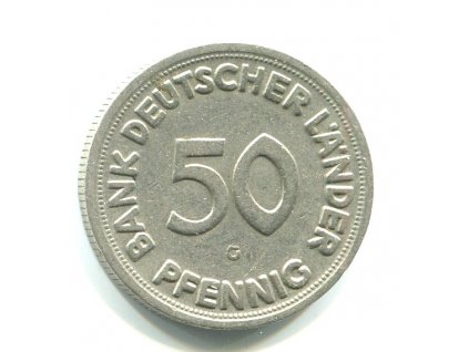 NĚMECKO. 50 Pfennig 1949/G.