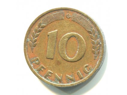 Německo. 10 Pfennig 1949/G.