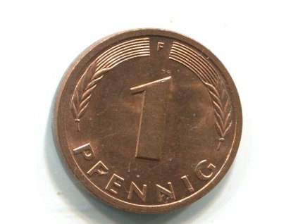 NĚMECKO. 1 Pfennig 1983/F