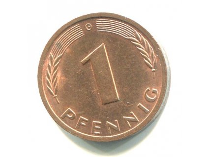 NĚMECKO. 1 Pfennig 1983/G