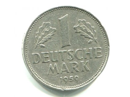 NĚMECKO. 1 Mark 1959/J.