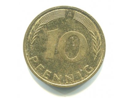 NĚMECKO. 10 pfennig 1995/A