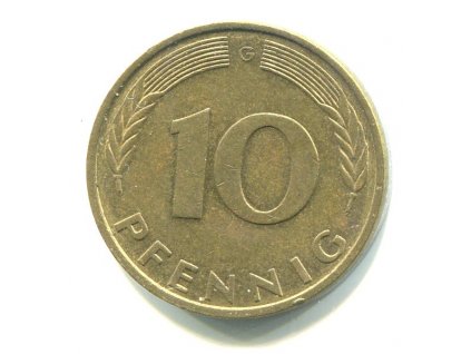 NĚMECKO. 10 pfennig 1994/G