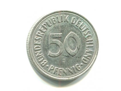 NĚMECKO. 50 Pfennig 1950/J.