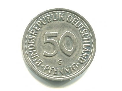 NĚMECKO. 50 Pfennig 1985/G