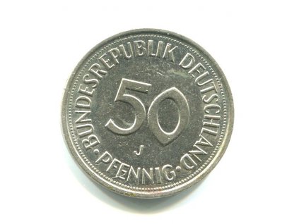NĚMECKO. 50 Pfennig 1985/J