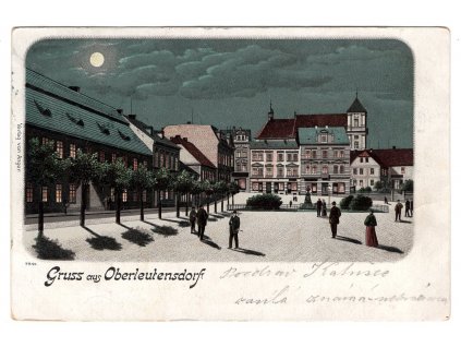 LITVÍNOV / Oberleutensdorf. 1902. Litografie.