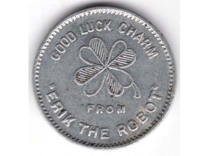 VELKÁ BRITÁNIE. Good Luck Token - Erik the Robot