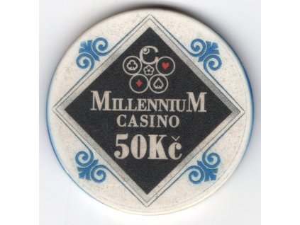 ČESKO. Žeton do casina. Millennium Casino. 50 Kč.