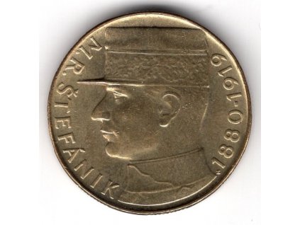 ČESKOSLOVENSKO. 10 korun 1993. Štefánik