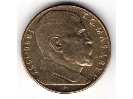 ČESKOSLOVENSKO. 10 korun 1990. TGM